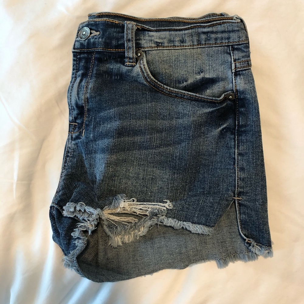 Denim shorts